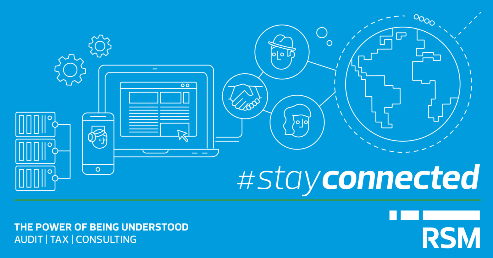 Stayconnected Blue Banner