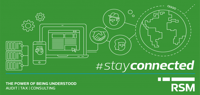 Stayconnected Green Banner